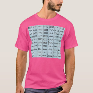 T-shirt Motif de points de couture