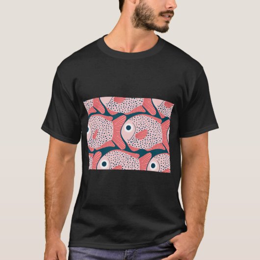 T-shirt Motif de poisson (Devant)