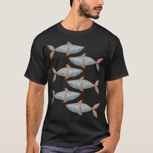 T-shirt Motif de poisson (Devant)