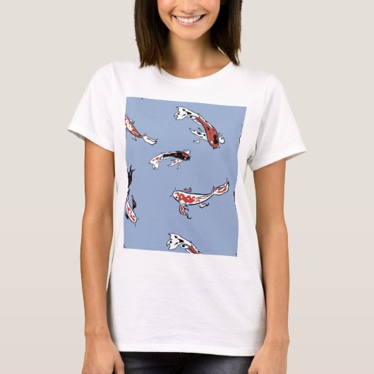 T-shirt Motif de poisson Koi Carp (Devant)