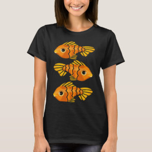 T-shirt Motif de poisson rouge chanceux