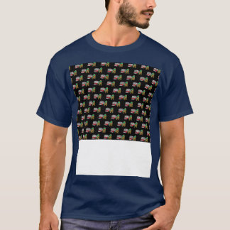 T-shirt Motif de pompier Dino Fire Truck