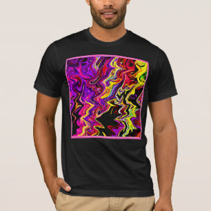 T-shirt Motif de rayonnement lumineux