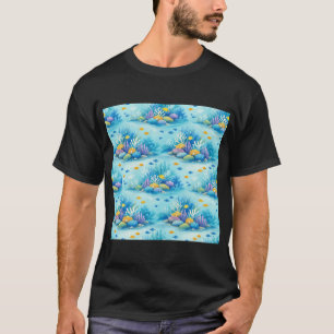 T-shirt Motif de récif corallien sous-marin