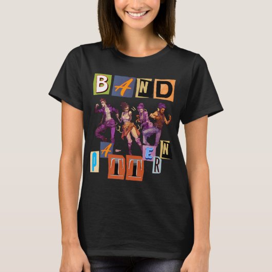 T-shirt Motif de ruban (Devant)