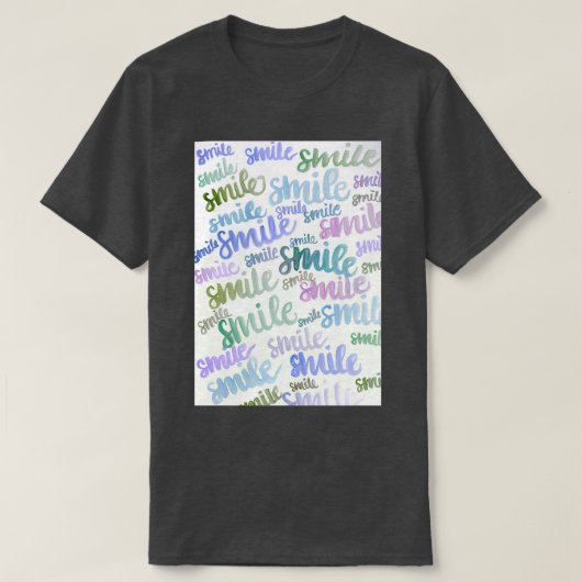 T-shirt Motif de sourire (Design devant)