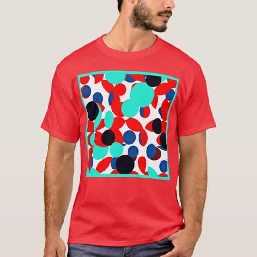 T-shirt Motif de style de lecture couleur dynamique (Devant)