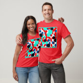 T-shirt Motif de style de lecture couleur dynamique (Unisexe)