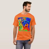T-shirt Motif de style vif (Devant entier)