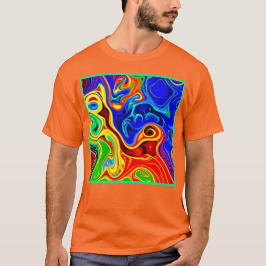 T-shirt Motif de style vif (Devant)