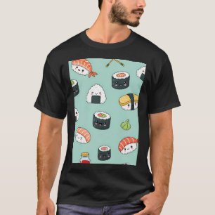 T-shirt Motif de sushi kawaii