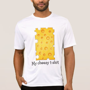 T-shirt Motif de texture au fromage suisse