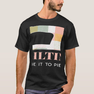 T-shirt Motif de tissu de machine à coudre Quilter Quiltin
