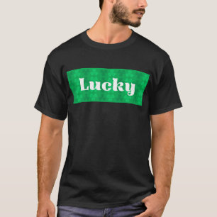 T-shirt Motif de trèfle vert de la Saint-Patrick chanceux