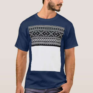 T-shirt motif de tricot norvégien de setesdal Graphic