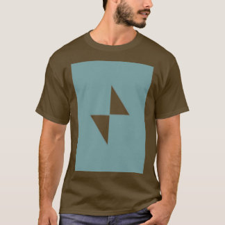 T-shirt motif de tuiles géométriques d'origami triangulair