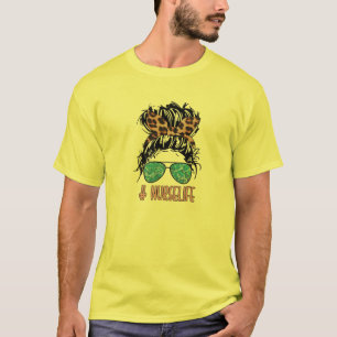 T-shirt Motif De Vie Des Infirmières D'Été Jaune Pour Les 