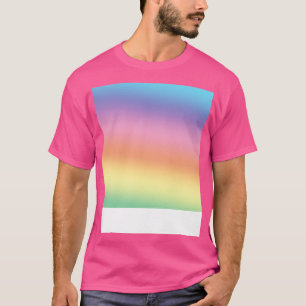 T-shirt Motif dégradé arc-en-ciel coloré Imprimer