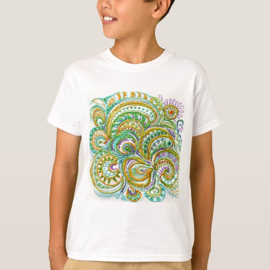 T-shirt Motif d'Imaginaire d'art populaire (Devant)