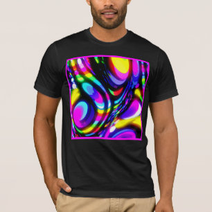T-shirt Motif d'Imaginaire Spiral Vibrant