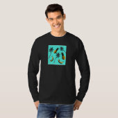 T-shirt Motif d'impression tropical (Devant entier)
