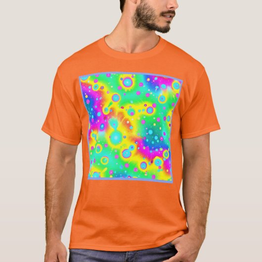 T-shirt Motif dynamique Neon Blaze (Devant)