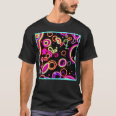 T-shirt Motif dynamique Neon Glow (Devant)