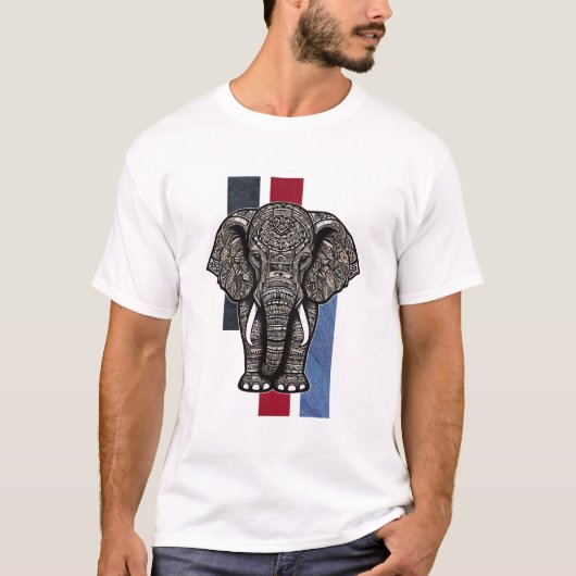 T-shirt Motif éléphant (Devant)