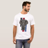 T-shirt Motif éléphant (Devant entier)