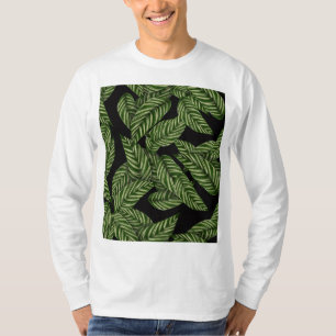 T-shirt Motif Feuille tropical