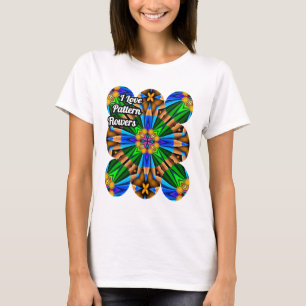 T-shirt Motif Fleurs Abstraites uniques