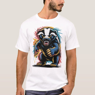 T-shirt Motif floral coloré – Illustration vectorielle pla