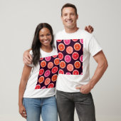 T-shirt Motif foncé Citrus peint à la main (Unisexe)