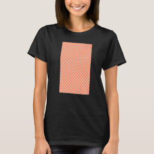T-SHIRT MOTIF GÉOMÉTRIQUE À PETITS POIS DES ANNÉES 80 ABRI