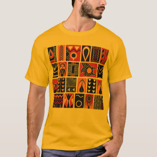 T-shirt Motif géométrique tribal