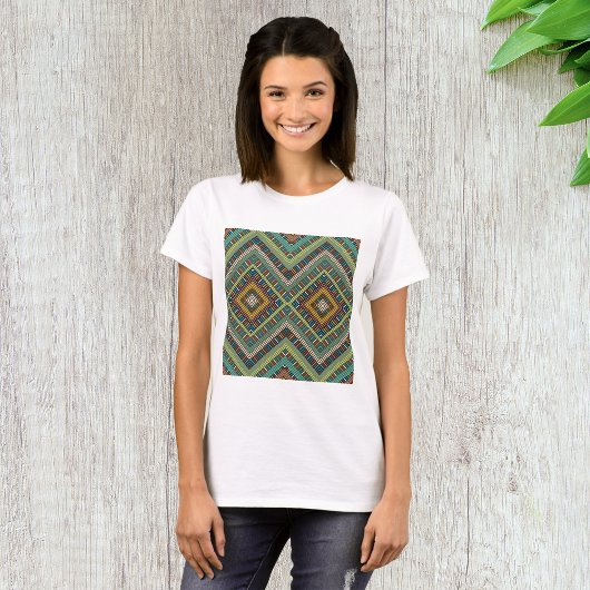 T-shirt Motif géométrique tribal Boho Ethnic Aztec