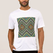 T-shirt Motif géométrique tribal Boho Ethnic Aztec (Devant)