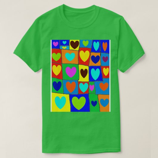T-shirt Motif Heart Heart (Design devant)