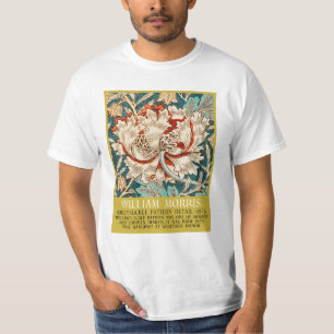 T-shirt Motif Honeysuckle - Design de William Morris