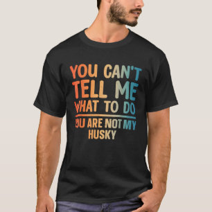 T-shirt Motif Husky pour hommes femmes Chien Husky sibérie