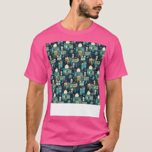 T-shirt Motif islamique sans couture arabe mosaïque maroca