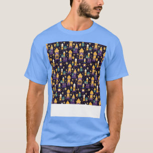 T-shirt Motif islamique sans couture arabe mosaïque maroca