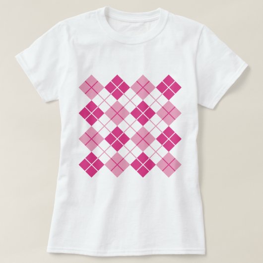 T-shirt Motif Jacquard rose (Design devant)