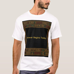 T-shirt Motif Kente or africain