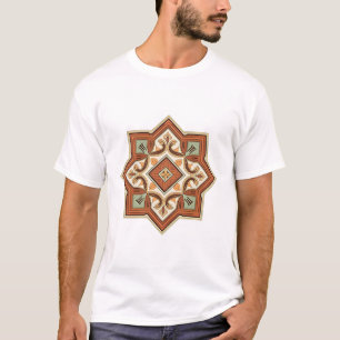 T-shirt Motif marocain en carreaux