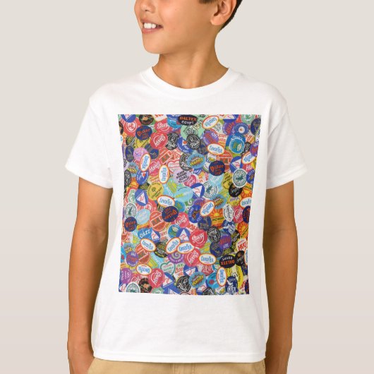 T-shirt Motif Montage Sticker Fruit (Devant)