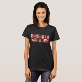 T-shirt Motif multiphoto avec maman Texte Photo (Devant entier)