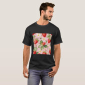T-shirt Motif mûre fraise (Devant entier)