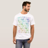 T-shirt Motif néo-zélandais coloré (Devant entier)