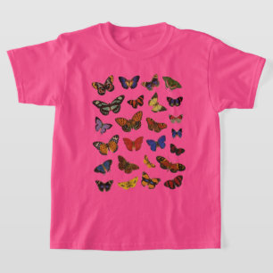 T-shirt Motif Papillon – Botanique Inspiré de la Nature